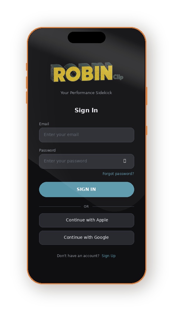 Robin Clip App UI 1