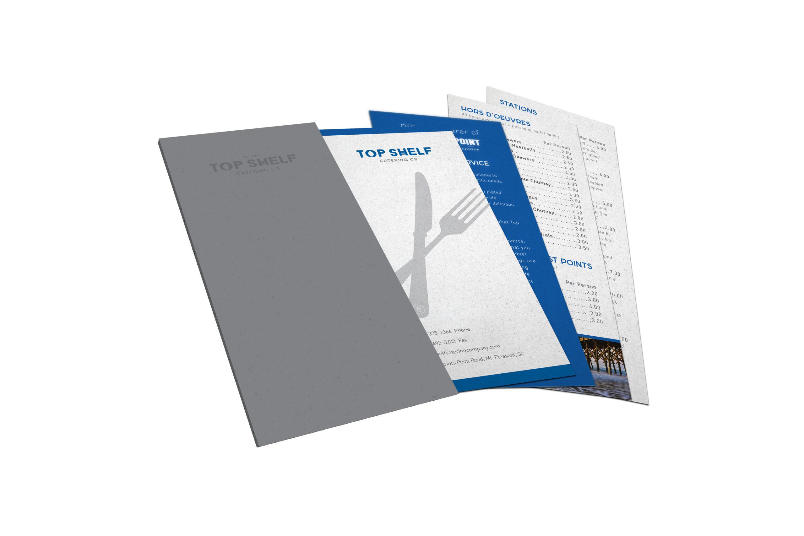 Top Shelf Menu